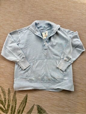 aerie Vintage Popover Polo Sweatshirt